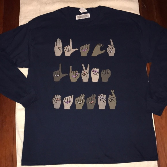 Fruit of the Loom Other - Men’s Long Sleeve T-shirt BLACK LIVES MATTER